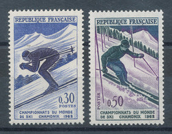 1326** Et 1327** Championnats Du Monde De Ski à Chamonix - Unused Stamps