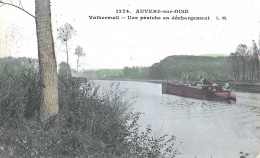 95 AUVERS SUR OISE VALHERMEIL PENICHE EN DECHARGEMENT NAVIGATION TRANSPORTS VAL D'OISE - Sonstige & Ohne Zuordnung