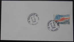 H04 Cachet Temporaire Hermanville Sur Mer 14 Calvados Débarquement 6 Juin 1994 - Bolli Manuali