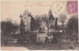 Leran , Ariège. Le Château, Côté Est . CPAcirculé, Timbrée. 2 Scans - Autres & Non Classés