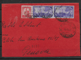 REPUBBLICA 1949 CONSEGNA SPECIALE DA CAGLIARI A GENOVA SASSONE €. 405,00 ++ C380A - Ohne Zuordnung