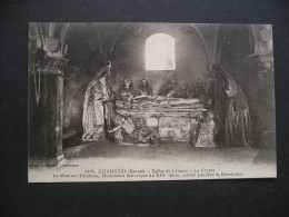 Chambery(Savoie)-Eglise De Lemenc-La Crypte La Mise Au Tombeau,Monument Historique Du XIII Siecle,mutile Pendant... 1916 - Chambery