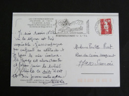 SAINT GERVAIS LES BAINS - HAUTE SAVOIE - FLAMME SUR MARIANNE BRIAT - AIGUILLE BIONNASSAY DOMES DE MIAGE - Mechanical Postmarks (Advertisement)