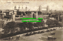 R559965 London. The Tower And Tower Bridge. 1917 - Sonstige & Ohne Zuordnung