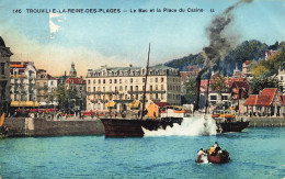 FRANCE - Trouville La Reine Des Plages - Le Bac Et La Place Du Casino - Carte Postale Ancienne - Trouville