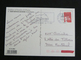 SAINT GERVAIS LES BAINS - HAUTE SAVOIE - FLAMME SUR MARIANNE LUQUET - MULTIVUES - Mechanical Postmarks (Advertisement)