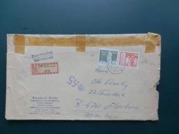 GROOT FORMAAT  LOT36 /   LETTRE RECOMM. DDR POUR LA BELG.1973 - Brieven En Documenten