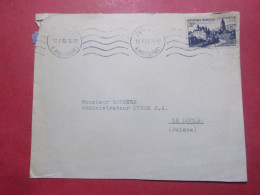 Marcophilie - Lettre Enveloppe Oblitération Timbre FRANCE Destination SUISSE (B339) - 1921-1960: Periodo Moderno