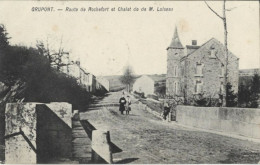 GRUPONT : La Route De Rochefort Et Chalet De M. Loiseau. - Tellin