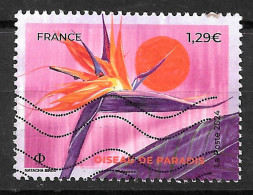 France 2024  Yv N° 5751 Ou 5750  Fleurs Tropicales (Oiseau De Paradis) .flower . - Gebruikt