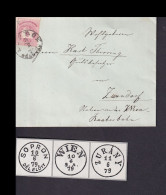 HUNGARY 1876. SOPRON , Nice Cover To Zurány Burgenland - Other & Unclassified