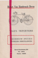 Pub Reclame - Velo's Fietsen Robert Van Slambroeck Devos - Brugge - Orig. Knipsel Coupure Tijdschrift Magazine - 1947 - Non Classés