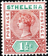 SANT’ELENA, ST. HELENA, REGINA VITTORIA, 1890, NUOVI, (MLH*) Mi:SH 23, Scott:SH 42, Yt:SH 22 - Autres & Non Classés