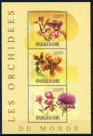 Bloc Sheet Fleurs Orchidées Flowers Orchids  Neuf  MNH **   Guinee Guinea 2013 - Orchidées