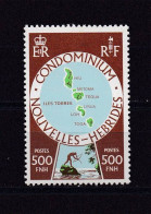 NOUVELLES-HEBRIDES 1977 TIMBRE N°507 NEUF AVEC CHARNIERE CARTE - Unused Stamps