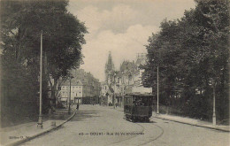 59 DOUAI RUE VALENCIENNES TRAMWAY - Douai