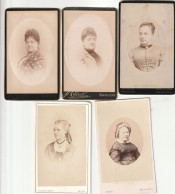 Lot N° 28 - 10 Photos Format CDV Femme - Antiche (ante 1900)