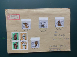 GROOT FORMAAT  LOT41 /   LETTRE . DDR POUR LA BELG.1989 - Storia Postale