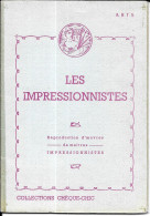 GF760 - PORTEFOLIO CHEQUE CHIC LUSTUCRU - LES IMPRESSIONNISTES - Albumes & Catálogos