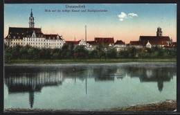 AK Donauwörth, Blick Auf Die Heilige Kreuz- Und Stadtpfarrkirche  - Donauwörth