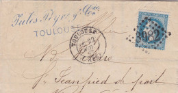 LAC 29A GC 3982  Toulouse Pour  Saint Jean Pied De Port   1868 - 1849-1876: Classic Period