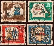 ALEMANIA 1966 - MI 523-26 YV 380-83 - Gebraucht