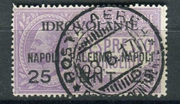 REGNO 1917 POSTA AEREA 25 C.SU 40 C.VIOLETTO USATO - Gebraucht