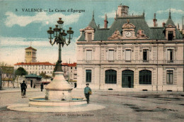 N°1360 W -cpa Valence -la Caisse D'Epargne- - Bancos