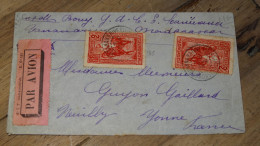 Enveloppe MADAGASCAR, Avion - 1935 ......... ..... 240424 ....... CL-10-5 - Lettres & Documents