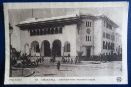 CPM CARTE POSTALE  L HOTEL DES POSTES DE CASABLANCA     ( MAROC  ) - Other & Unclassified