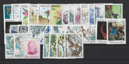 MONACO MONACO 1991 Yv 1753/1778 MNH Neufs** - + PREO - Años Completos