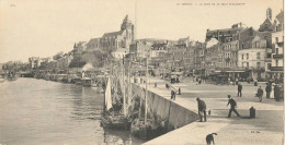 Le Tréport  " Le Port Et Le Quai François 1er "  Carte Panorama  28x14 - Le Treport