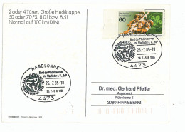 SC 40 - 1115-a Scout GERMANY - Cover - Used - 1985 - Storia Postale