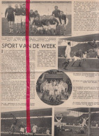 Voetbal Match Interland Nederland X Zwitserland - Orig. Knipsel Coupure Tijdschrift Magazine - 1937 - Non Classés