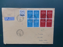 GROOT FORMAAT  LOT49 / LETTRE BELGE POUR LE CANADA 1959 - Lettres & Documents