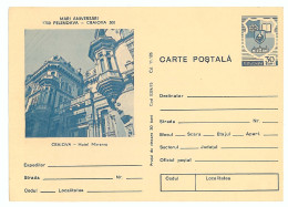 IP 75 - 324 CRAIOVA, Hotel - Stationery - Unused - 1975 - Enteros Postales