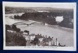 CPM CARTE POSTALE  LE PONT DE LA BOUCLE   ( LYON - 69  ) - Brücken