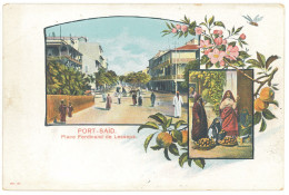 EGY 09 - 4080 PORT SAID, Litho, Egypt - Old Postcard - Unused - Puerto Saíd