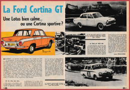 La Ford Cortina GT. Automobile. Une Lotus Bien Calme .. Ou Une Cortina GT?. 1966. - Historische Documenten