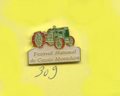 Rare Pins Tracteur Festival Cazals Montclera Fr309 - Ciudades