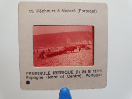 Photo Diapo Diapositive Slide Péninsule Ibérique Espagne Portugal N°11 Pêcheurs à NAZARE VOIR ZOOM - Diapositives