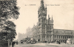 ROYAUME-UNI - London - King's Cross Station - Animé - Vue Générale - Carte Postale Ancienne - Andere & Zonder Classificatie