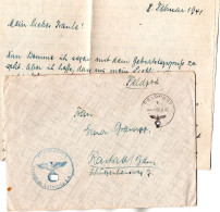 L-  Cachet " Feldpost -nr 037511 "- - Feldpost 2e Wereldoorlog