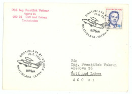 COV 35 - 59 AIRPLANE, Czech - Cover - Used - 1991 - Vliegtuigen