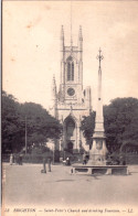 BRIGHTON - Saint Peter's Church And Drinking Fountain - Brighton