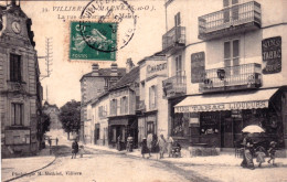 94 - VILLIERS  Sur MARNE -    La Rue De Paris Et La Mairie - Tabac - Villiers Sur Marne