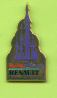 Rare Pins Disney Eurodisney Auto Renault Arthus Bertrand Fr345 - Renault