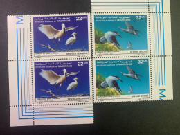 Mauritania 1986 Birds Spoonbill Terns 2v  MNHH - Mauretanien (1960-...)
