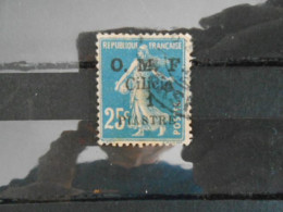 CILICIE YT 83 SEMEUSE 1pa S.25c. Bleu - Usados