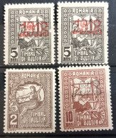 Romania 1918 (4 Timbres) - Ongebruikt